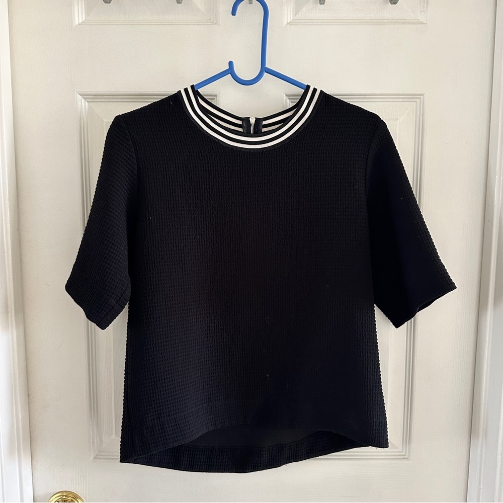 SANDRO navy tshirt blouse